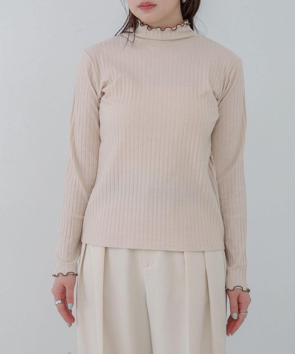 【選べるデザイン】ウェーブメローリブカットソー