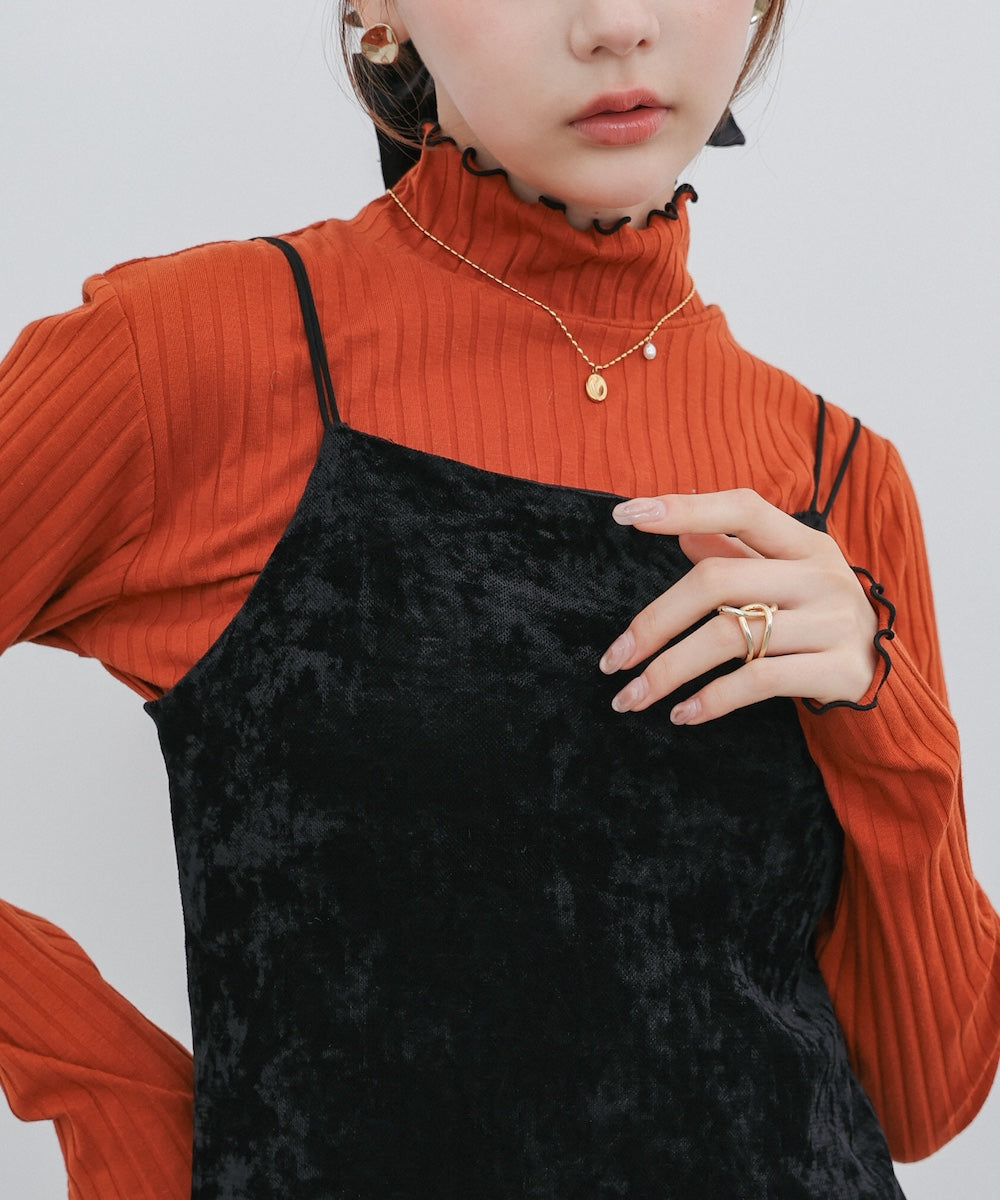 【選べるデザイン】ウェーブメローリブカットソー