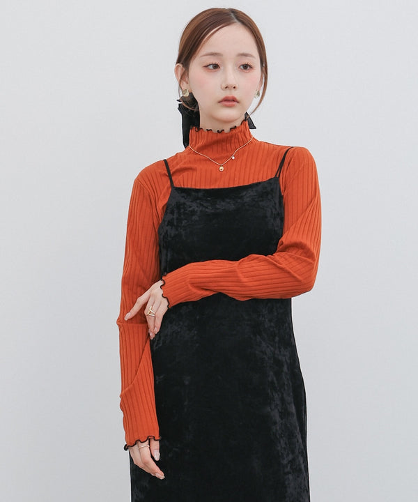 【選べるデザイン】ウェーブメローリブカットソー