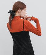 【選べるデザイン】ウェーブメローリブカットソー