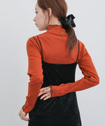 【選べるデザイン】ウェーブメローリブカットソー