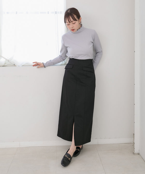 【選べるデザイン】ウェーブメローリブカットソー