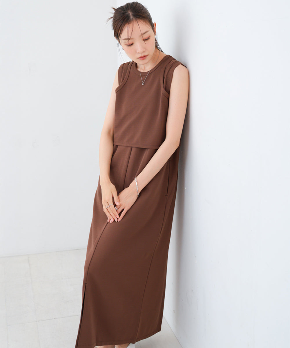 【S・Mサイズ展開】レイヤードSETワンピース