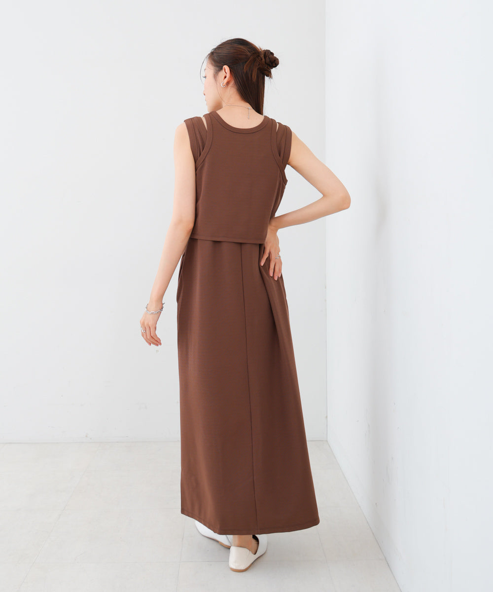 【S・Mサイズ展開】レイヤードSETワンピース