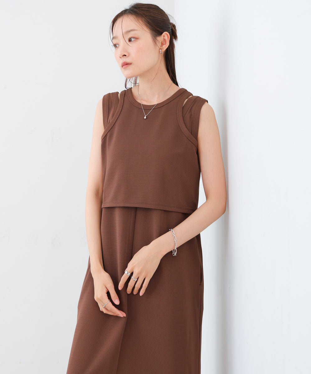 【S・Mサイズ展開】レイヤードSETワンピース
