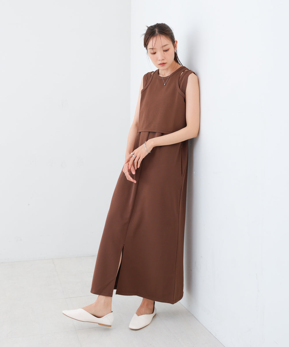 【S・Mサイズ展開】レイヤードSETワンピース