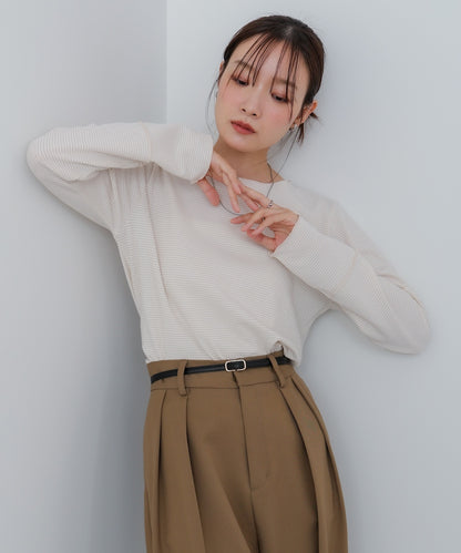 ポップコーンジャガード　メロープルオーバー