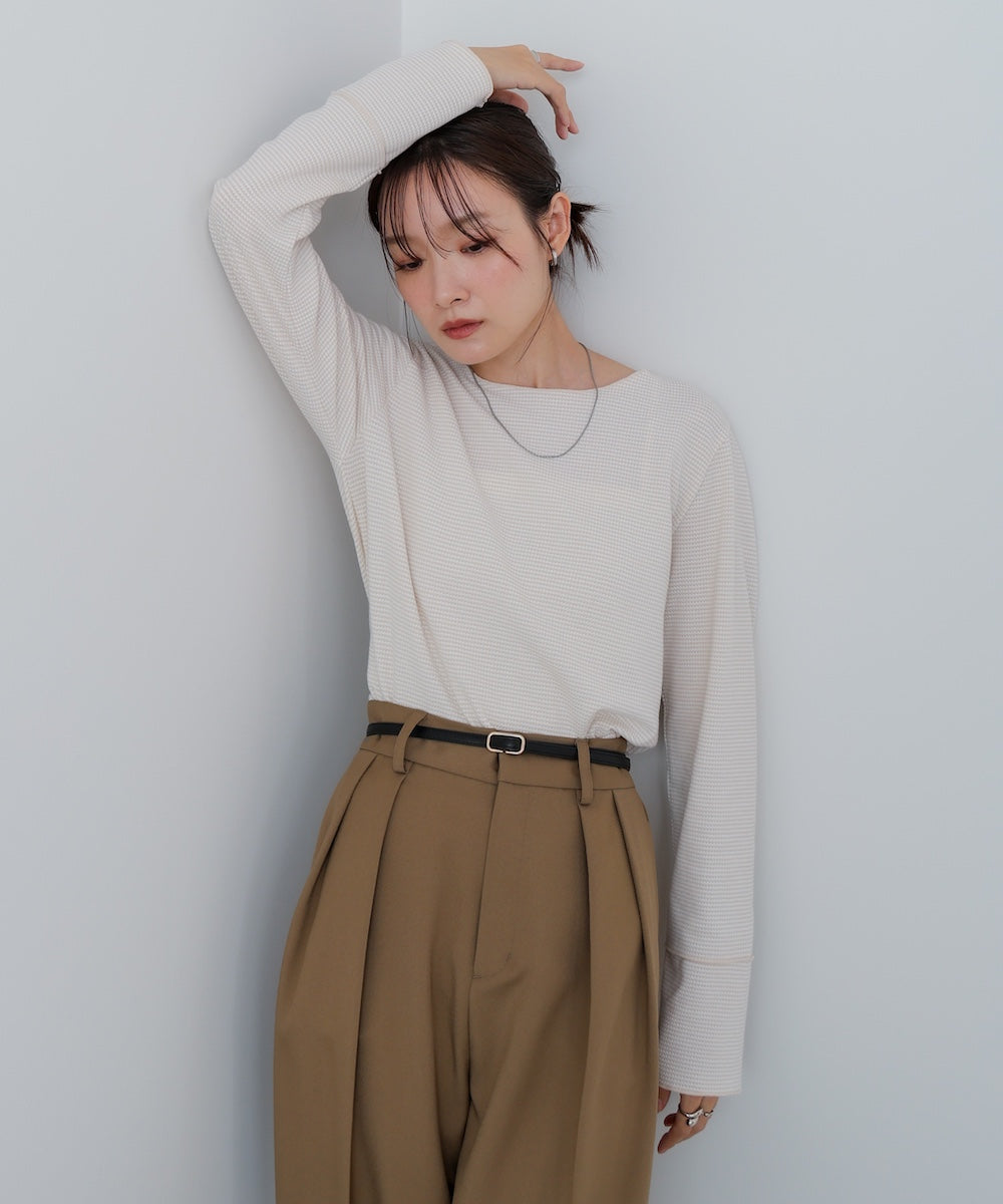 ポップコーンジャガード　メロープルオーバー