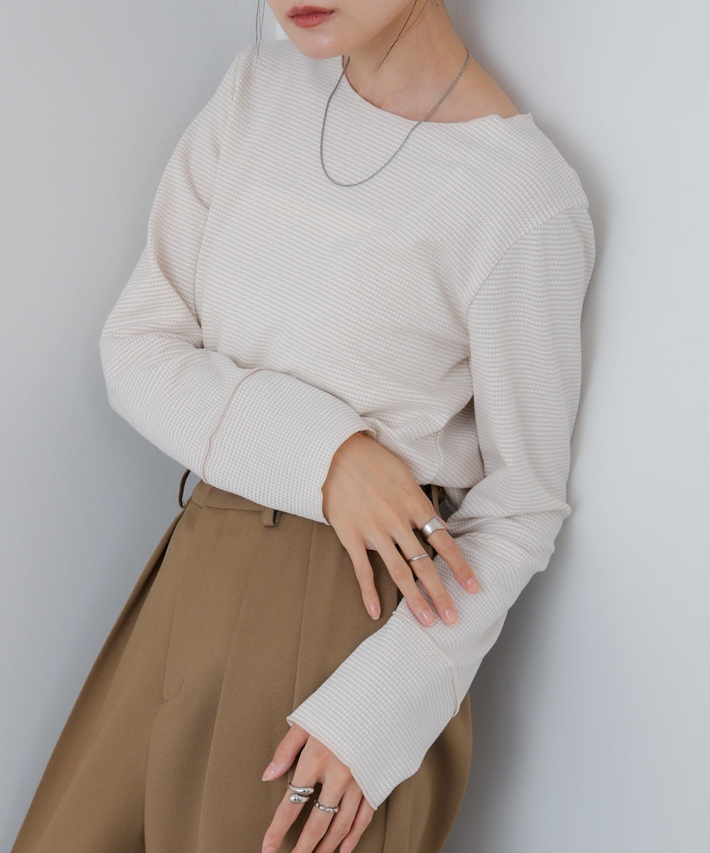 ポップコーンジャガード　メロープルオーバー