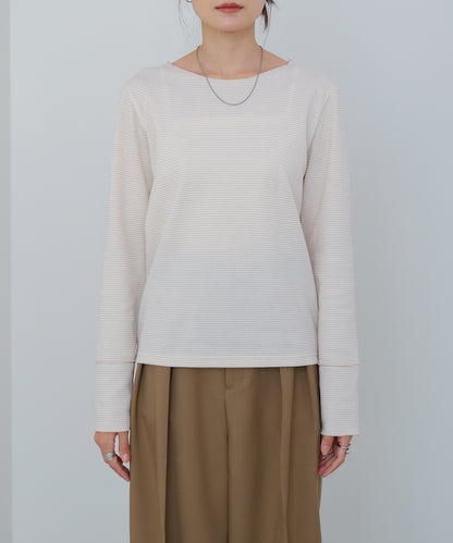 ポップコーンジャガード　メロープルオーバー