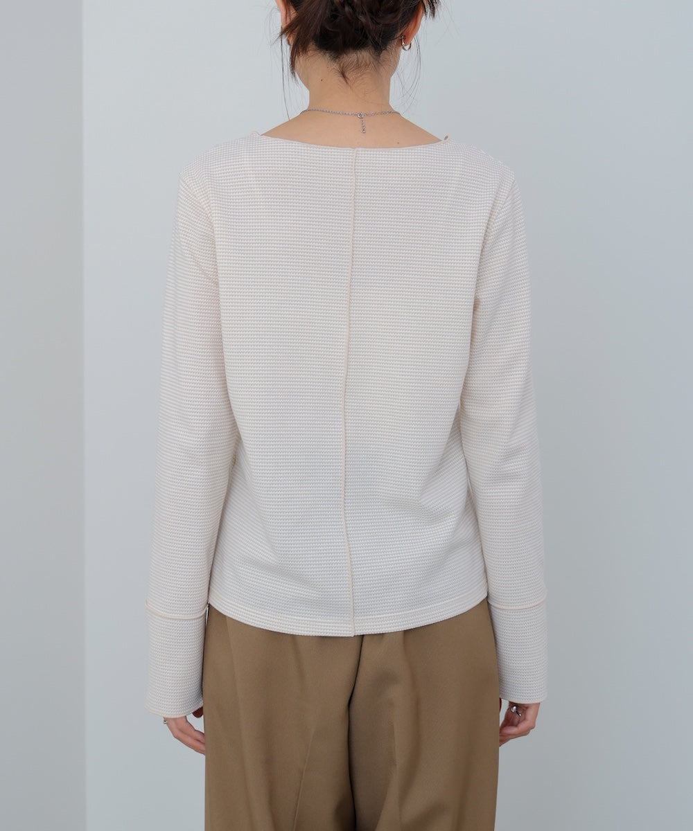 ポップコーンジャガード　メロープルオーバー