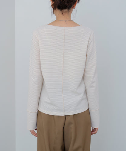 ポップコーンジャガード　メロープルオーバー