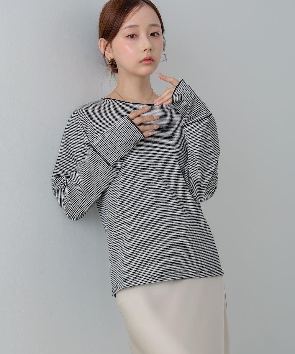 ポップコーンジャガード　メロープルオーバー