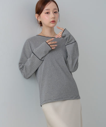 ポップコーンジャガード　メロープルオーバー