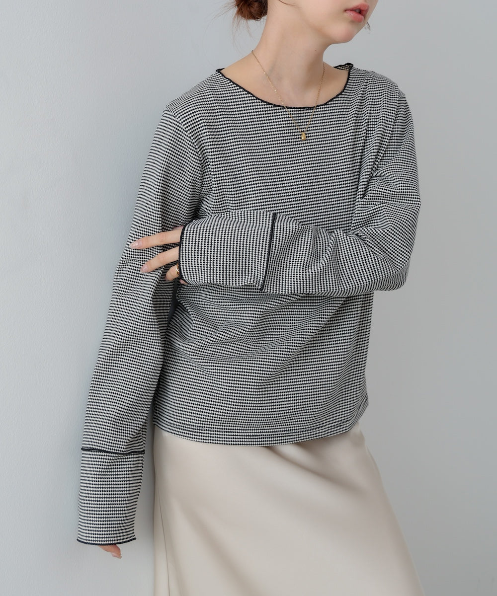 ポップコーンジャガード　メロープルオーバー