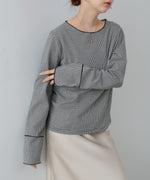 ポップコーンジャガード　メロープルオーバー