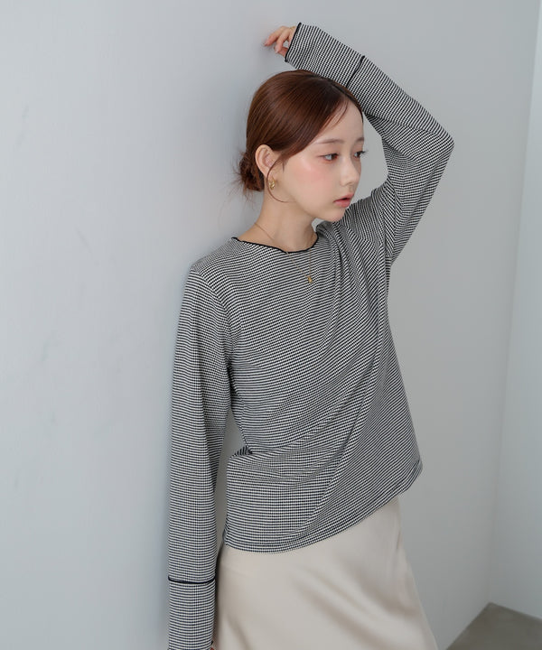 ポップコーンジャガード　メロープルオーバー