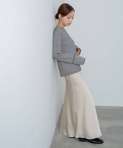 ポップコーンジャガード　メロープルオーバー