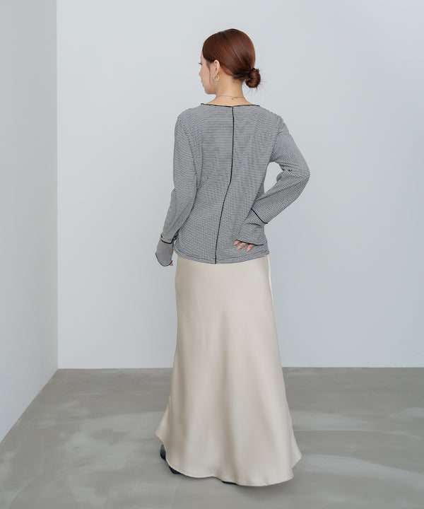 ポップコーンジャガード　メロープルオーバー