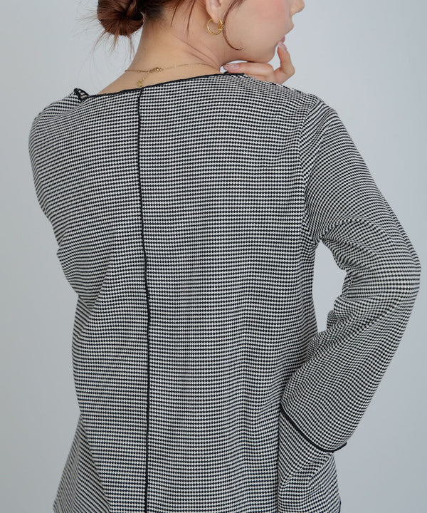 ポップコーンジャガード　メロープルオーバー