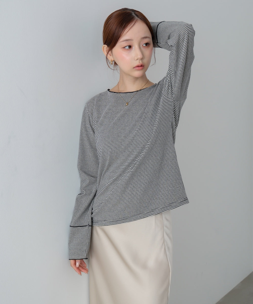 ポップコーンジャガード　メロープルオーバー