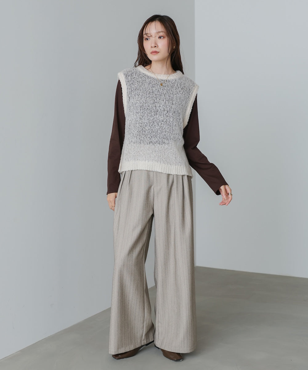 モヘアタッチシアーベスト