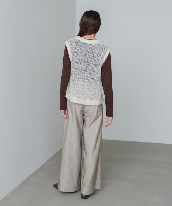 モヘアタッチシアーベスト