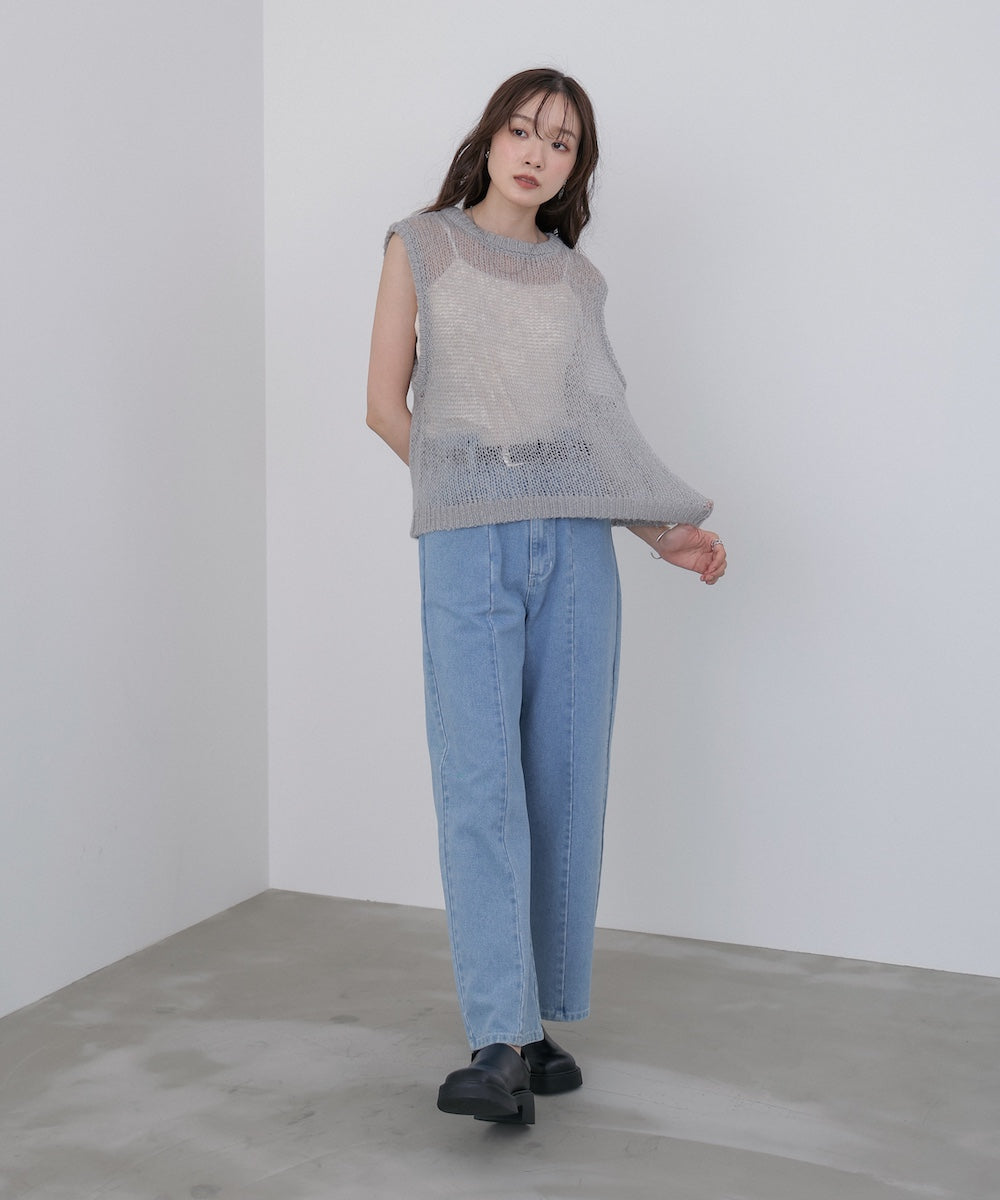 モヘアタッチシアーベスト