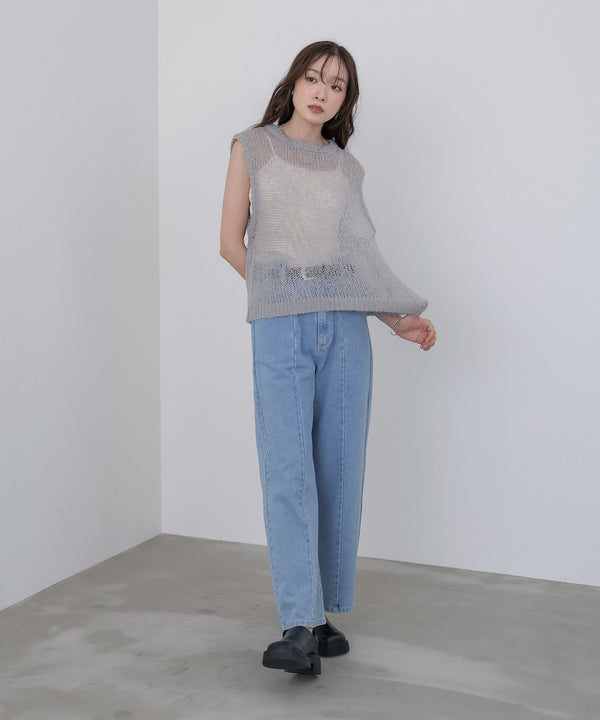 モヘアタッチシアーベスト