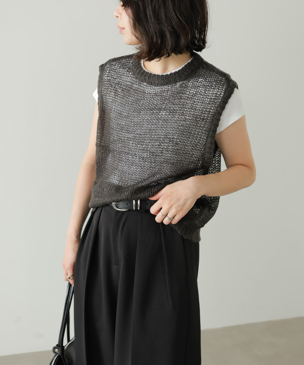 モヘアタッチシアーベスト