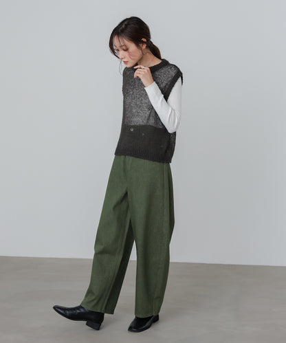 モヘアタッチシアーベスト