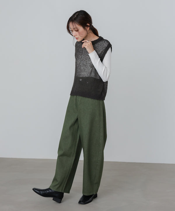 モヘアタッチシアーベスト