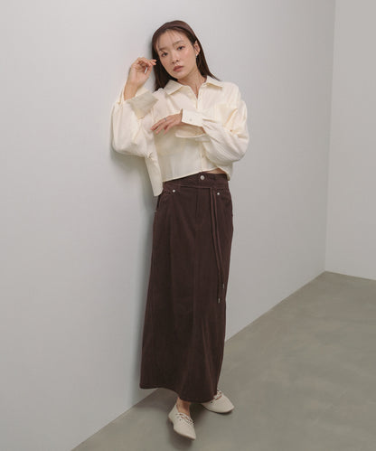 コーデュロイＩラインスカート