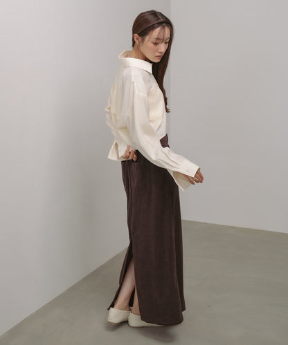 コーデュロイＩラインスカート