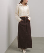 コーデュロイＩラインスカート