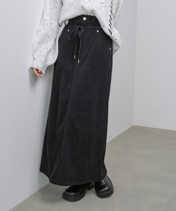 コーデュロイＩラインスカート