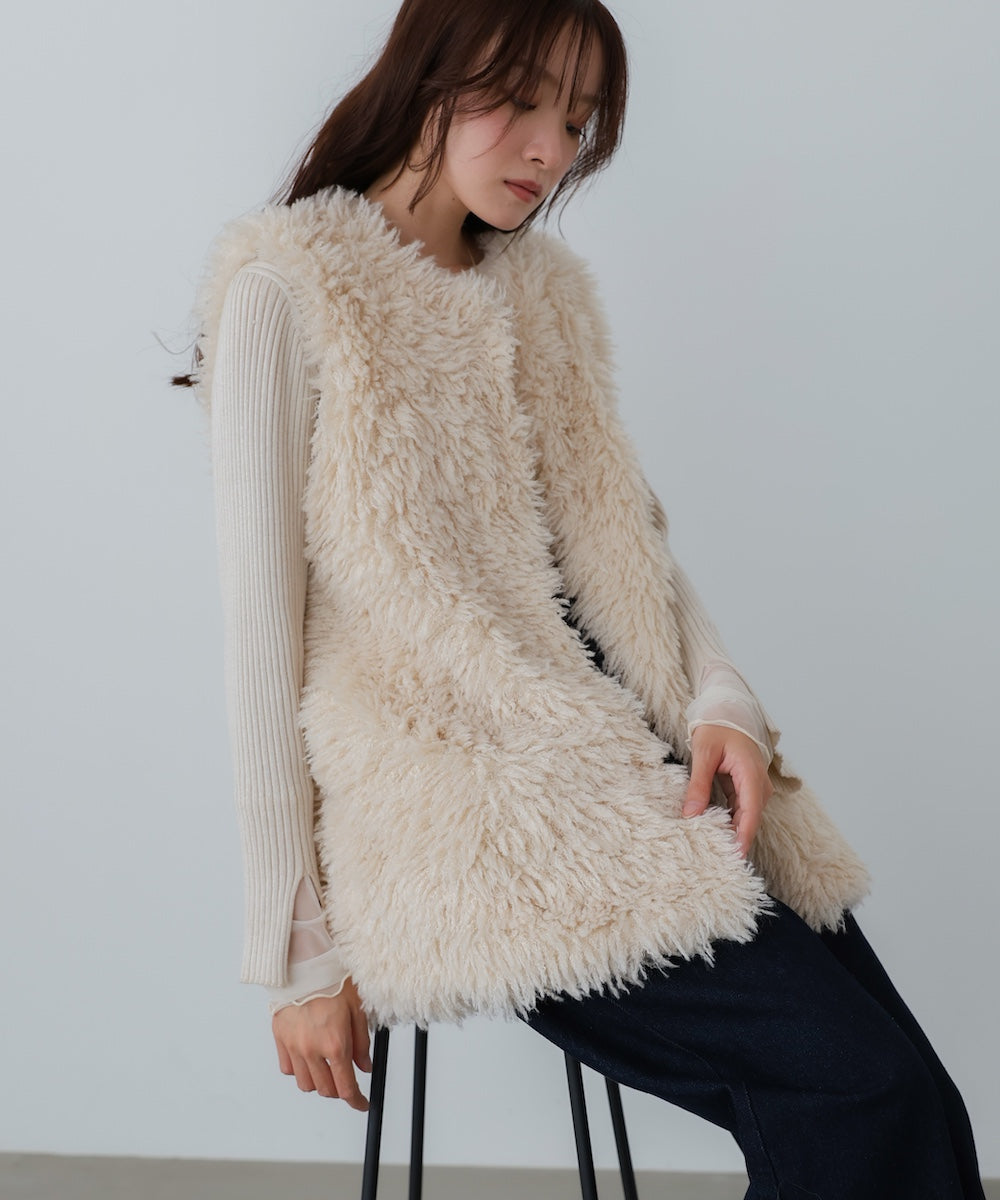 プードルボアベスト