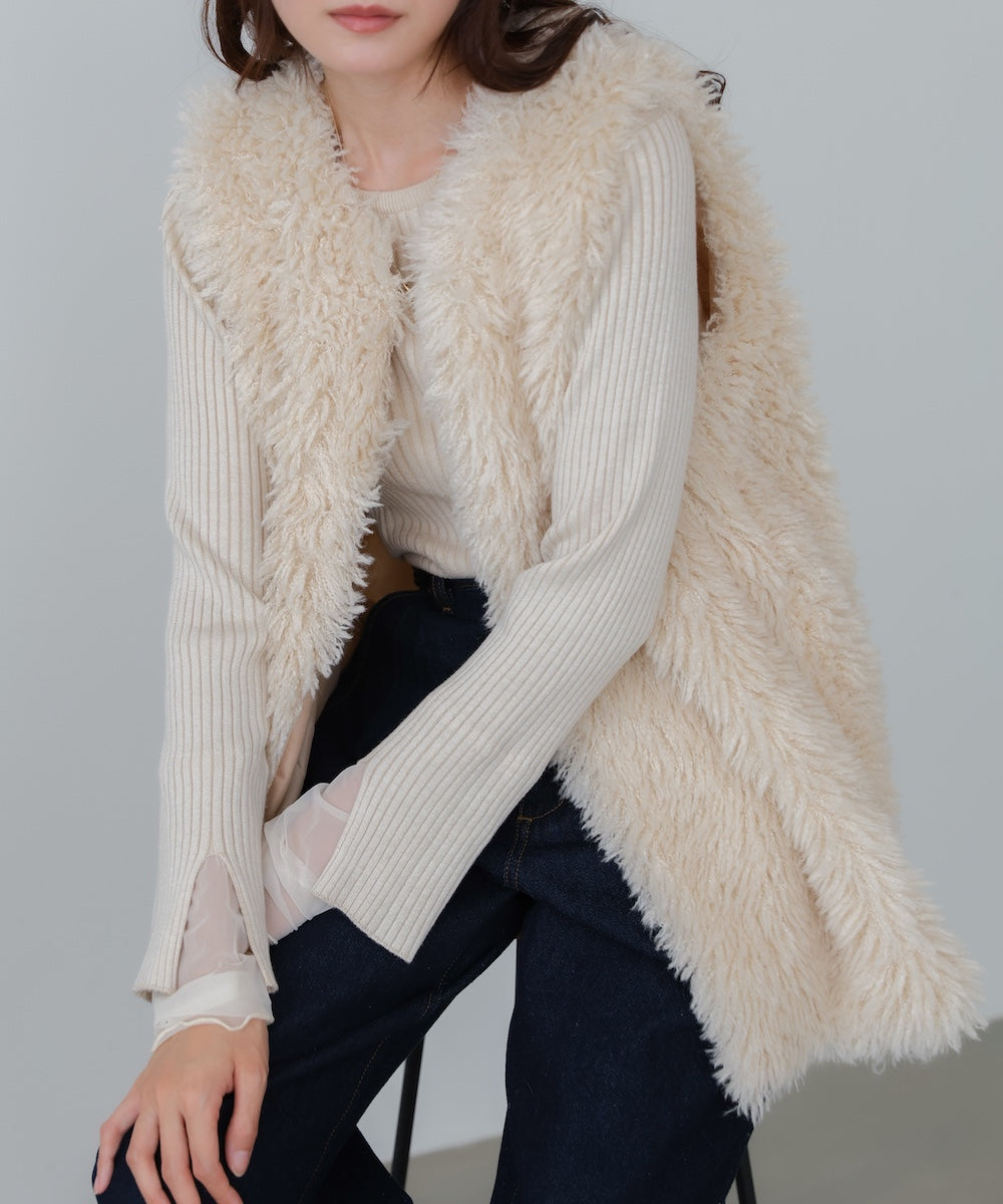 プードルボアベスト