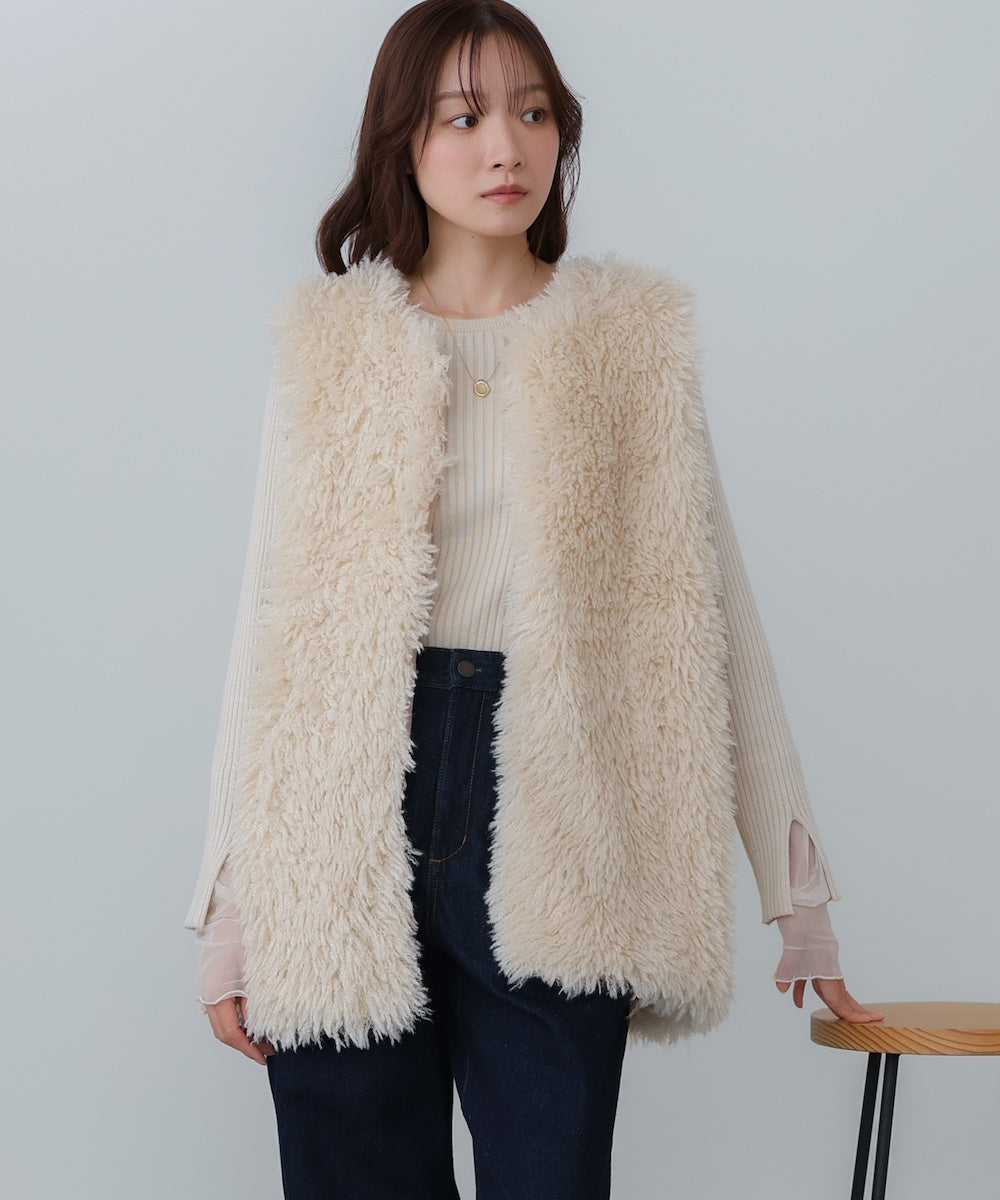 プードルボアベスト