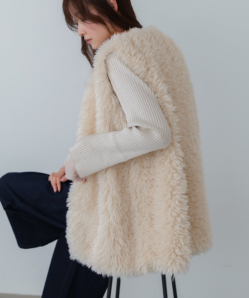 プードルボアベスト