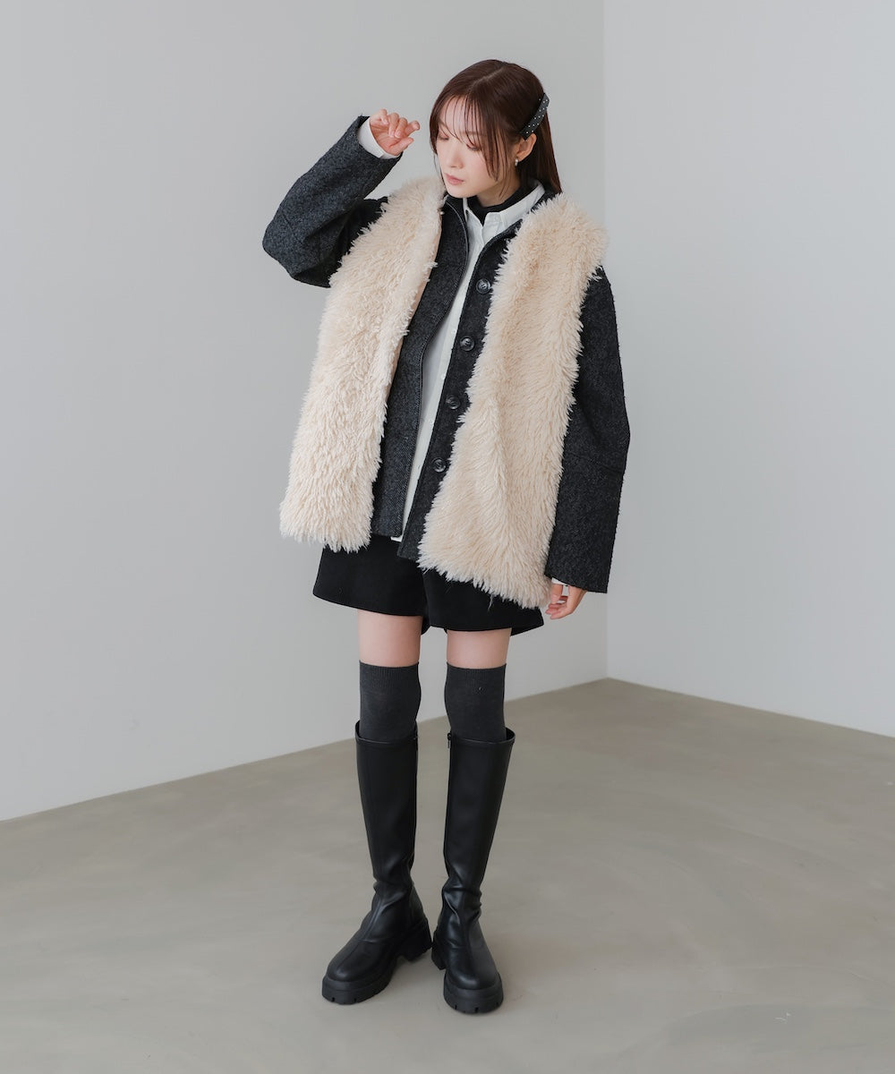 プードルボアベスト