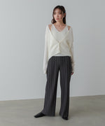 【M・Lサイズ展開】ランダムプリーツパンツ