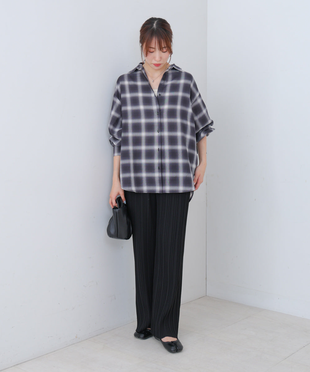 【M・Lサイズ展開】ランダムプリーツパンツ