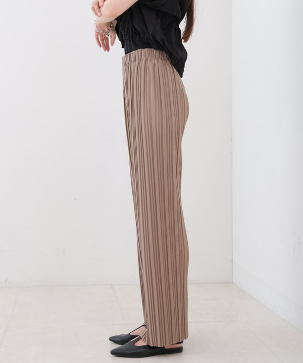 【M・Lサイズ展開】ランダムプリーツパンツ