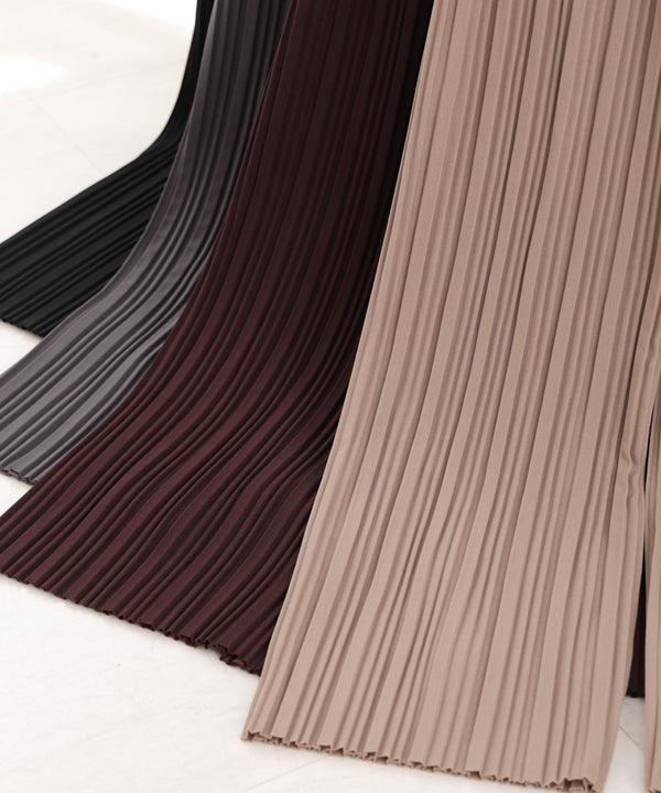 【M・Lサイズ展開】ランダムプリーツパンツ