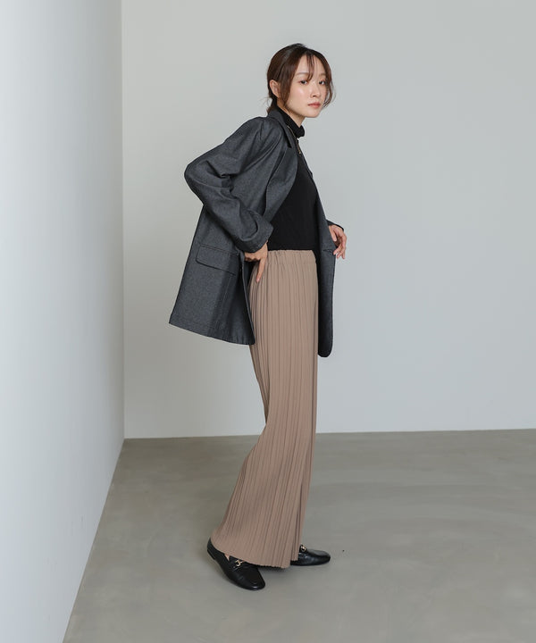 【M・Lサイズ展開】ランダムプリーツパンツ