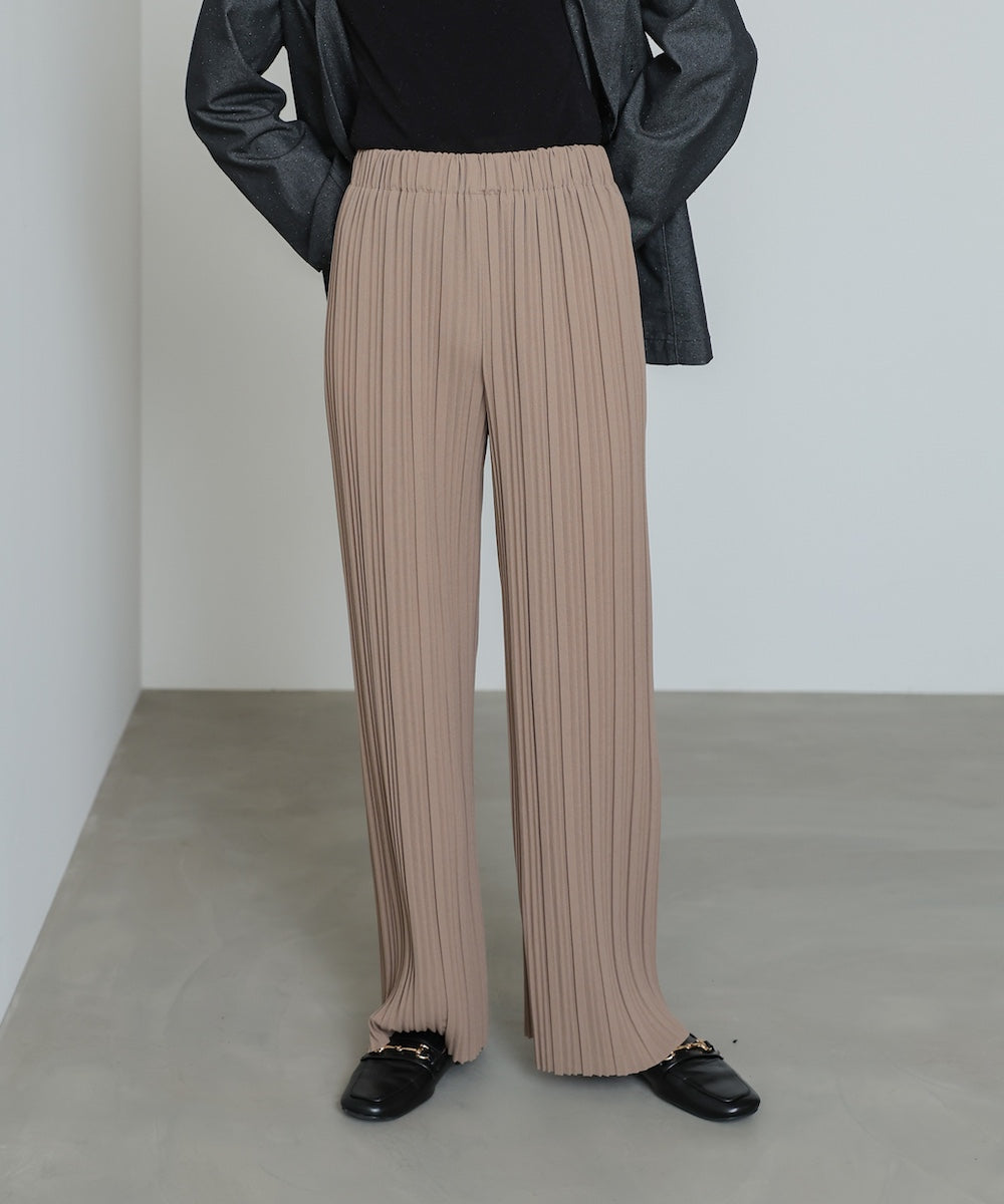 【M・Lサイズ展開】ランダムプリーツパンツ