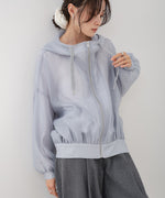 【NEW】フード付きシアーパーカー