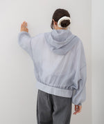 【NEW】フード付きシアーパーカー