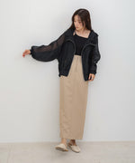 【NEW】フード付きシアーパーカー